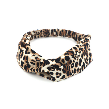 Fashion Leopard Cross Headband